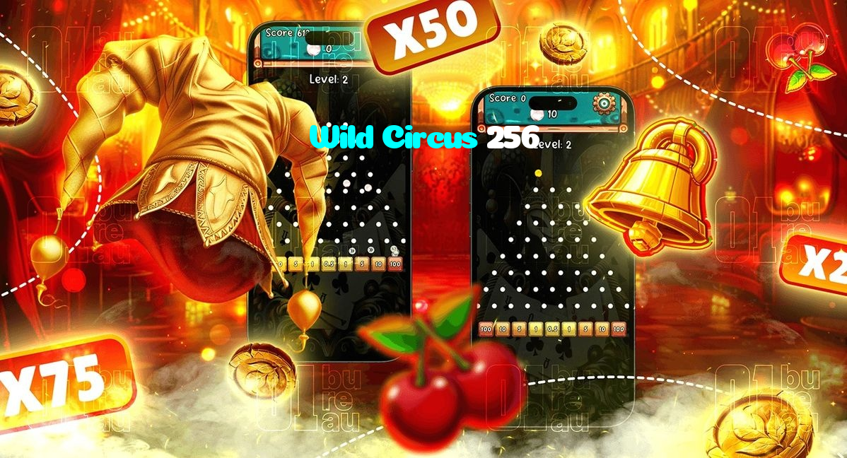 Wild Circus 256 casino presented on mobile device in Pakistan with slots and live games